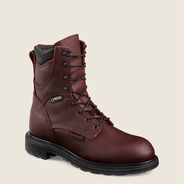 Red Wing Iş Botu Erkek - Supersole® 2.0 - 8-Inch Insulated Waterproof Soft Toe - Bordo - 75QILGXJA